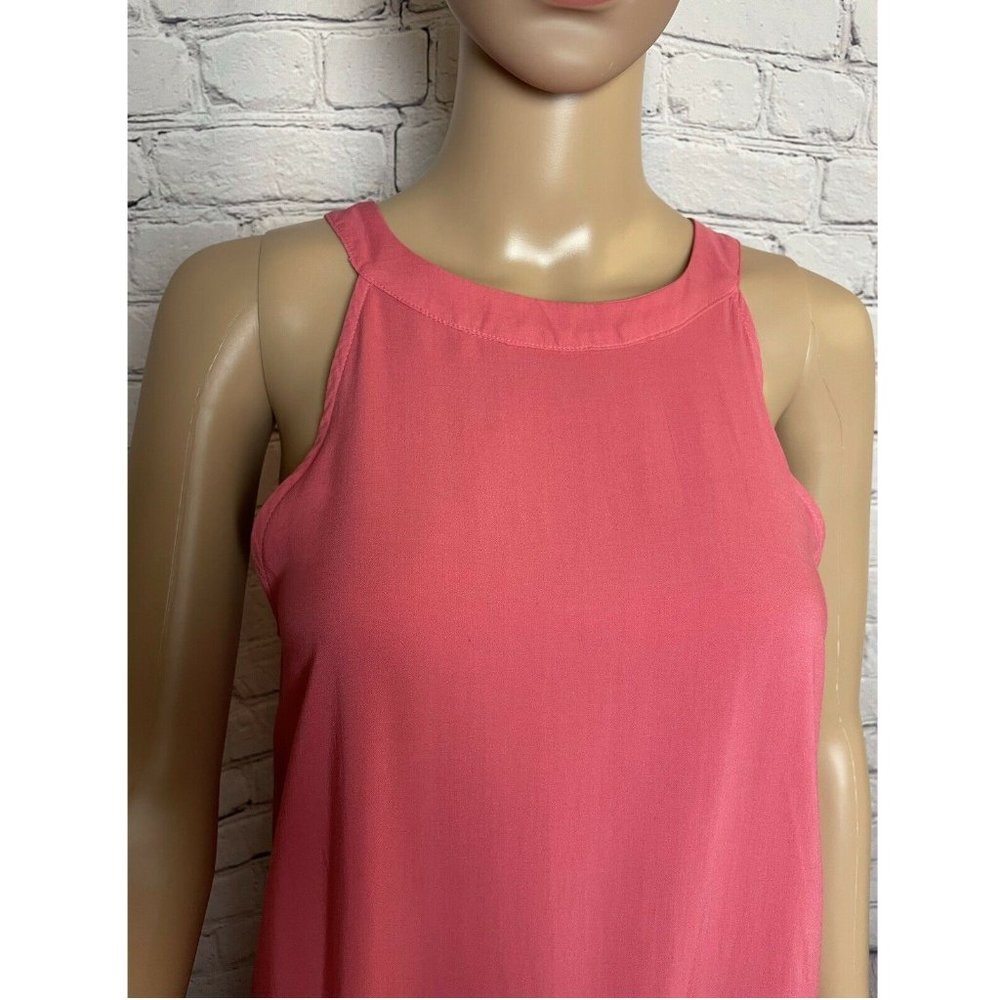 NWT New $128 Splendid Sleeveless Pink Dress Zip Back Size S - Picture 2 of 8